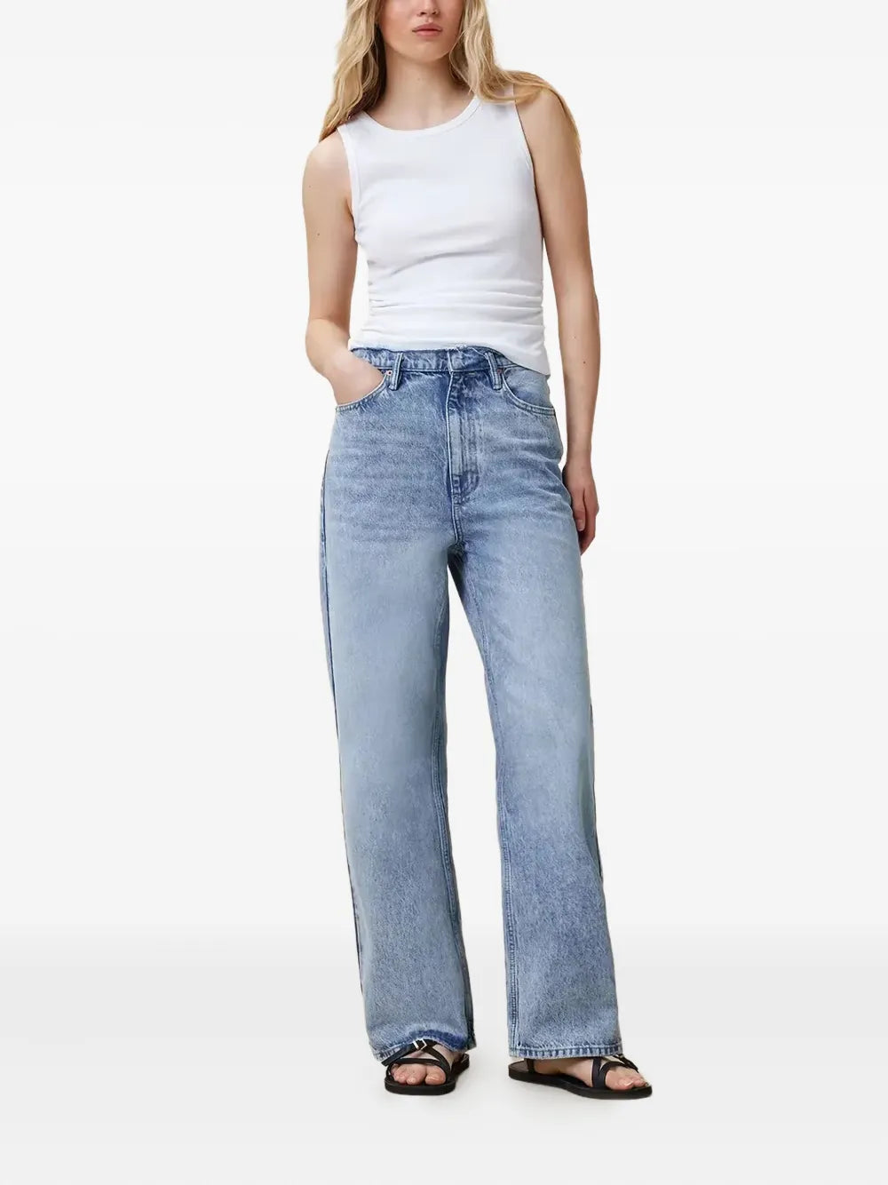 AllSaints frayed-edge jeans