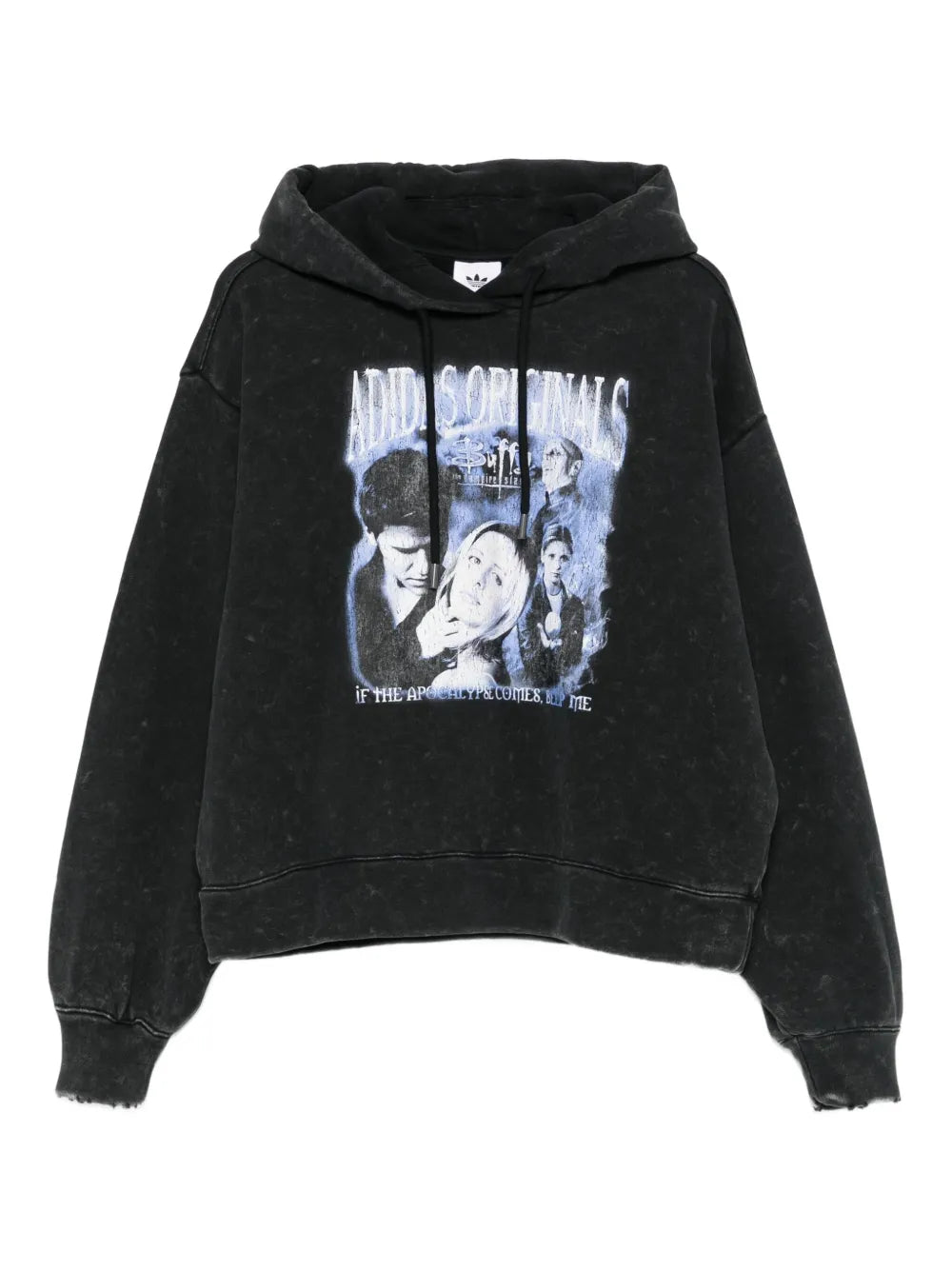 adidas  x Fox Disney graphic-print cotton hoodie