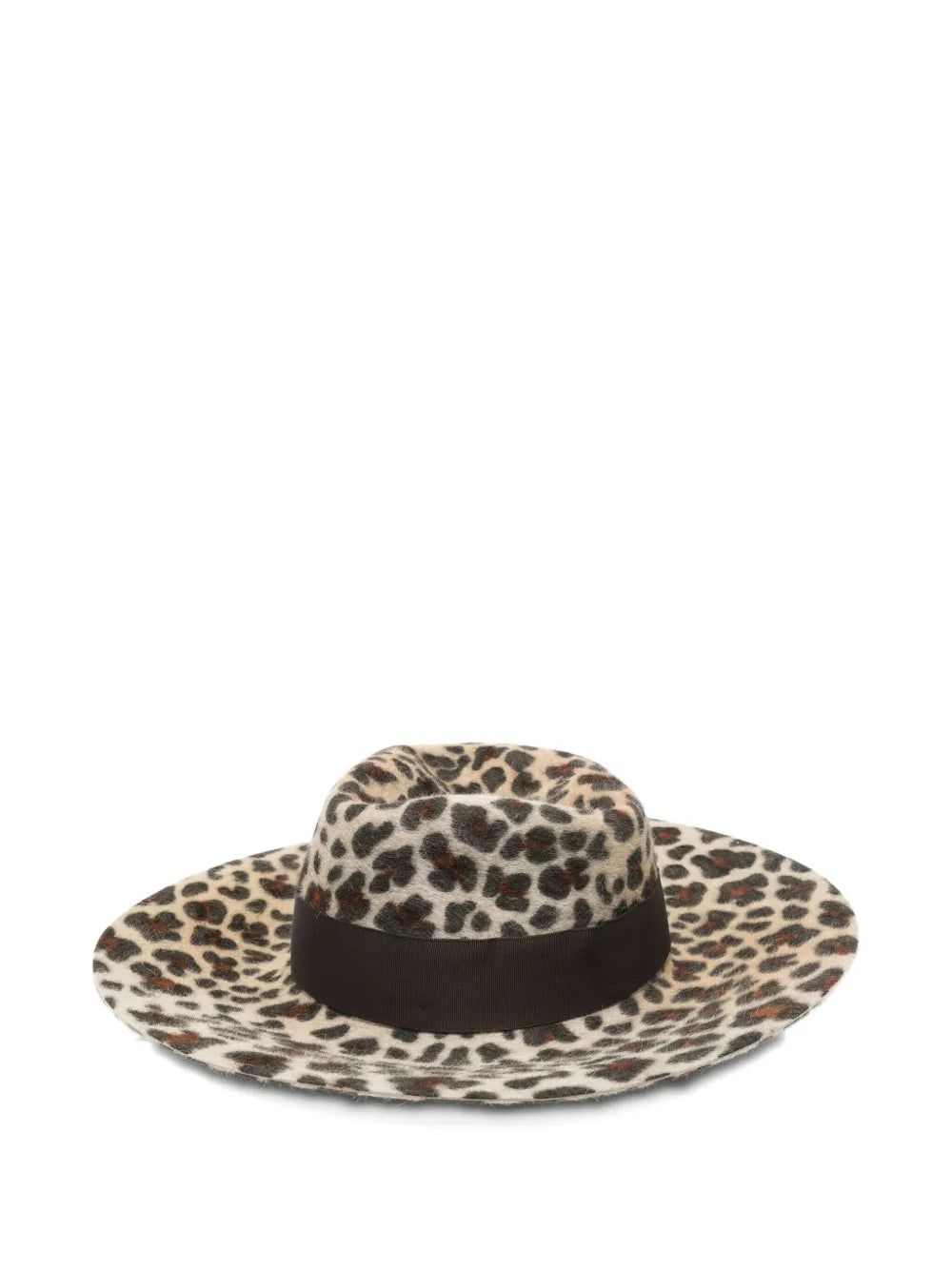 Borsalino  leopard-print hat