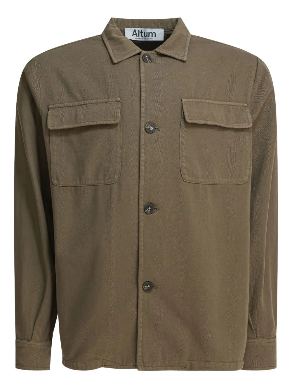 ALTUM  double-pocket cotton overshirt