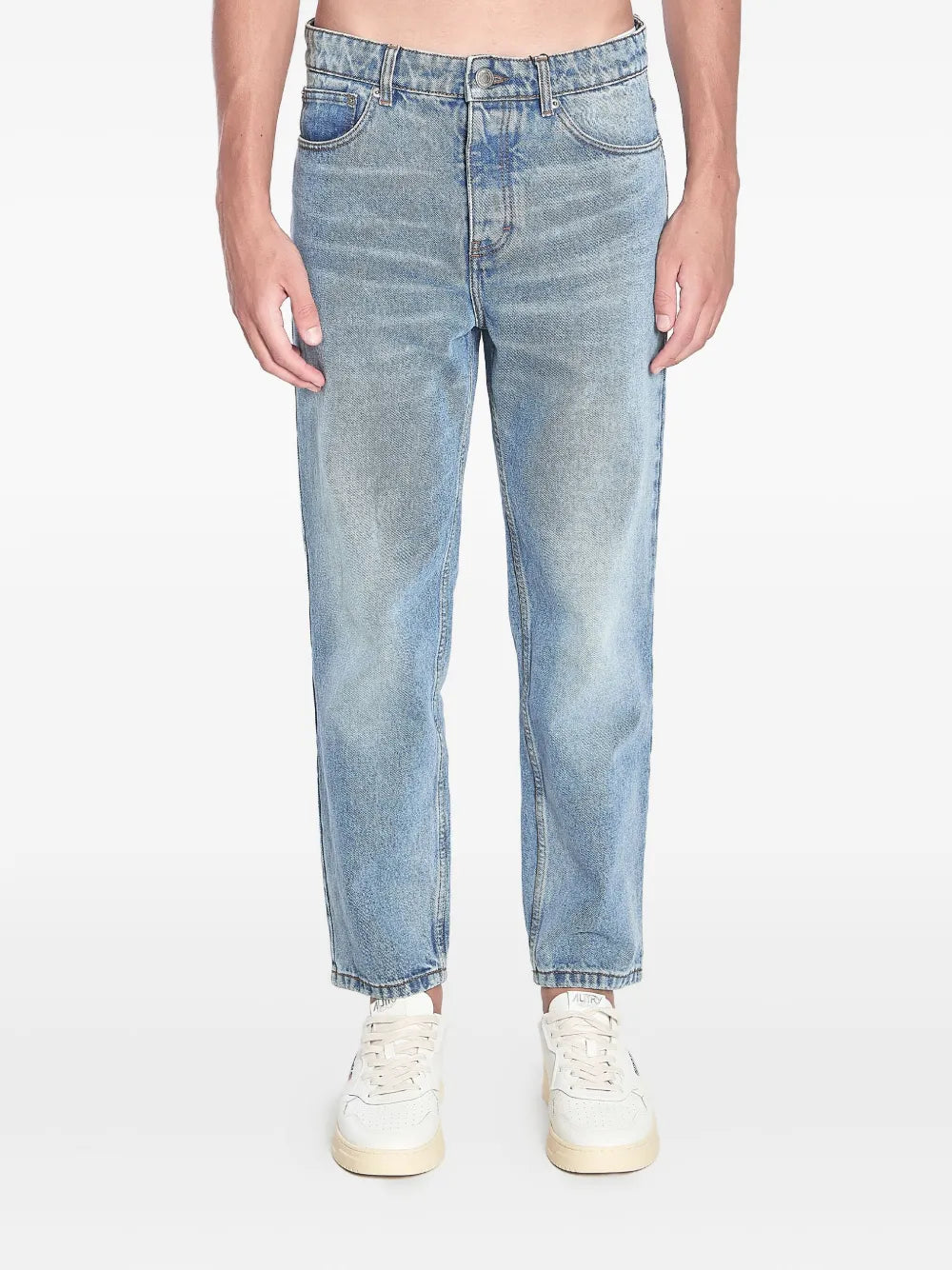AMI Paris  washed-effect jeans