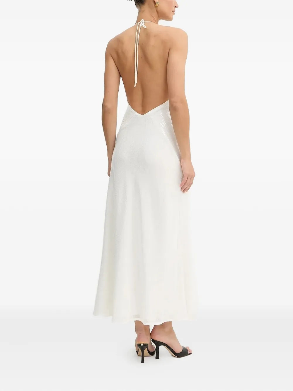 Bardot  v-neck sequin maxi dress