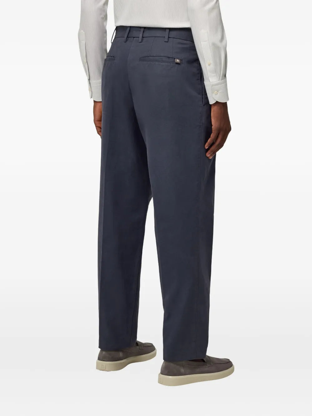 Boggi Milano  belted pleated trousers