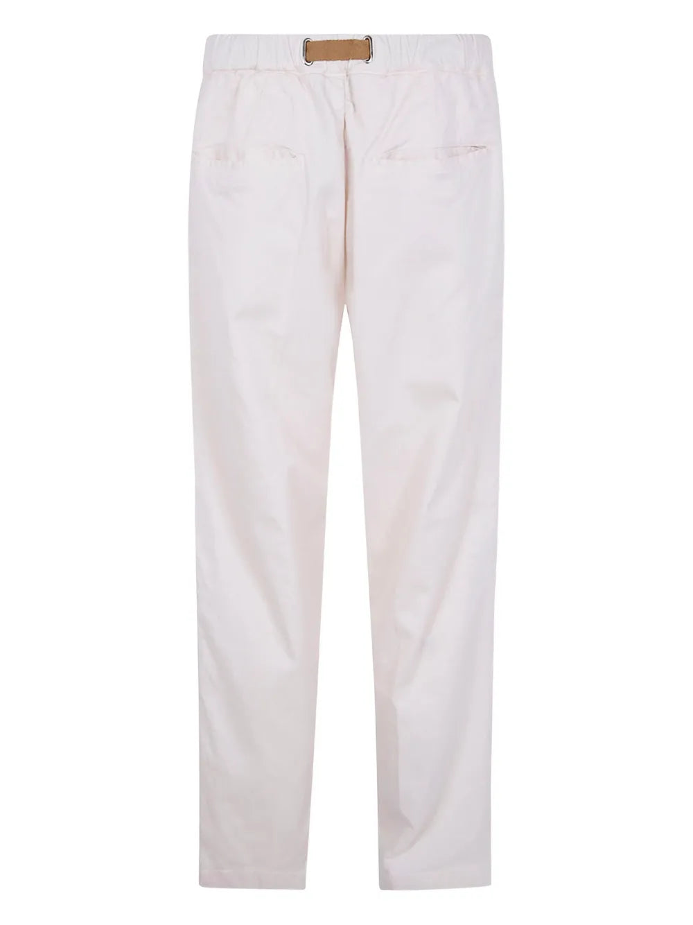 White Sand  belted-waist trousers