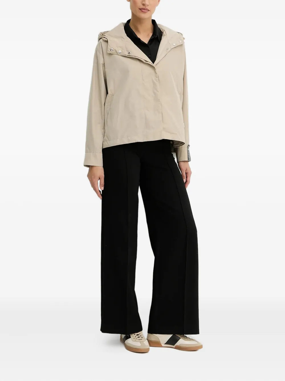 BOSS  hooded snap-button jacket