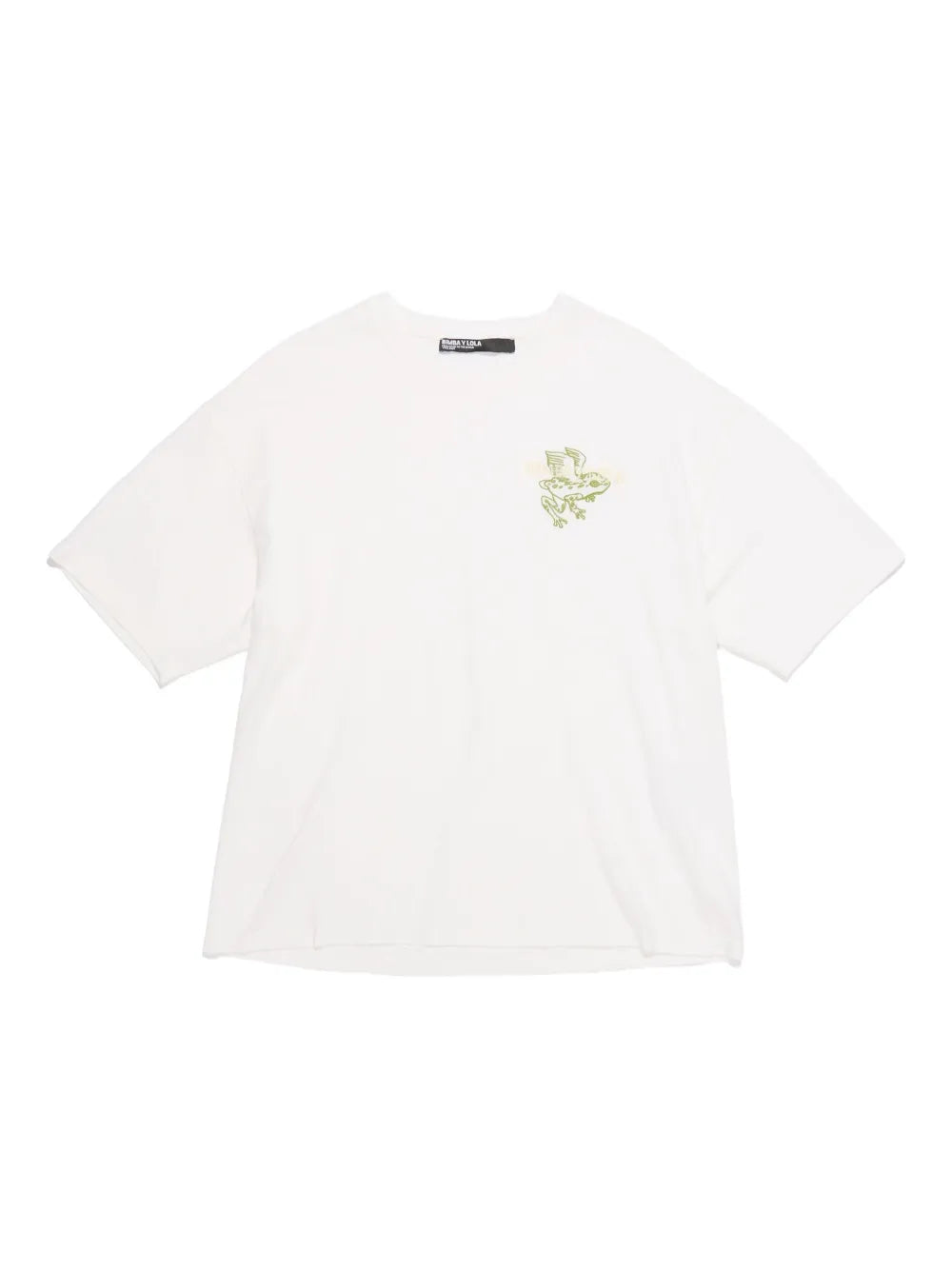 Bimba y Lola  frog-embroidered cotton T-shirt