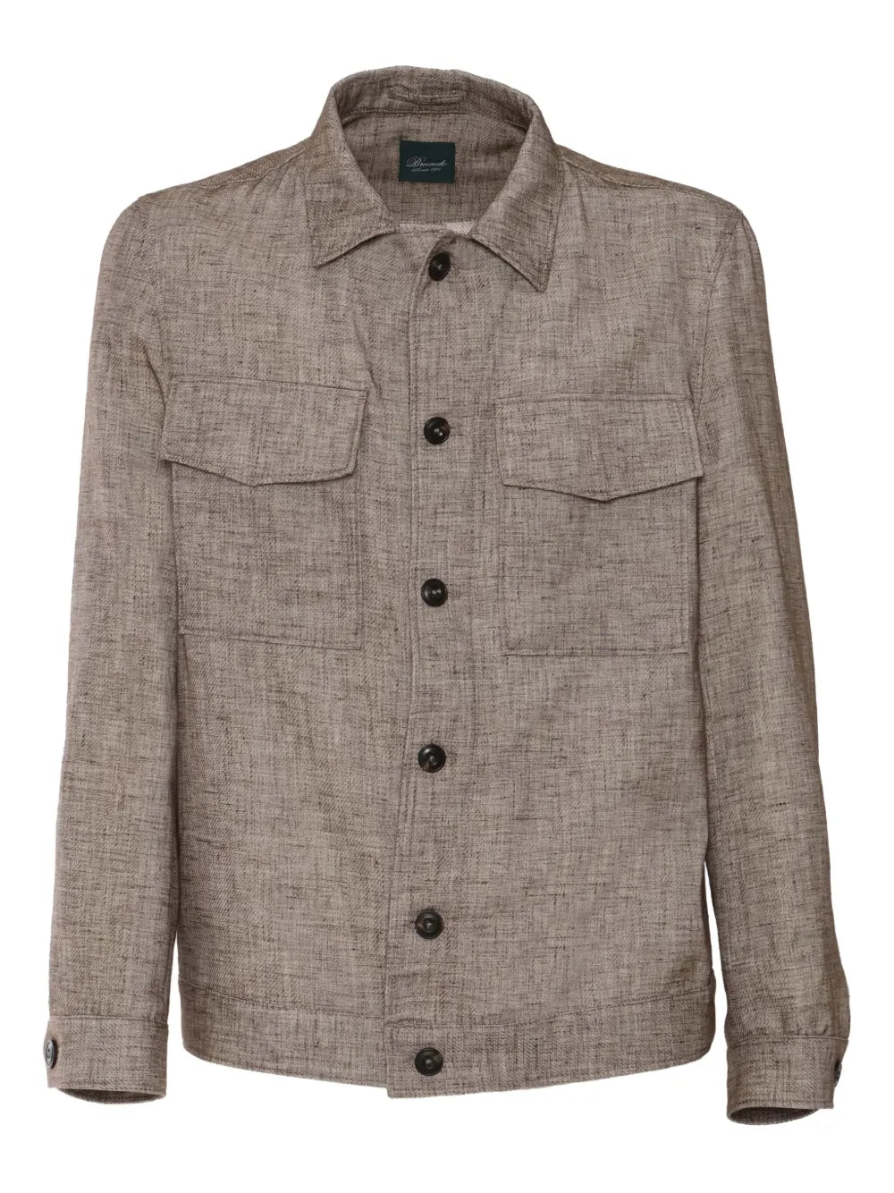BRANDO button-fastening shirt jacket