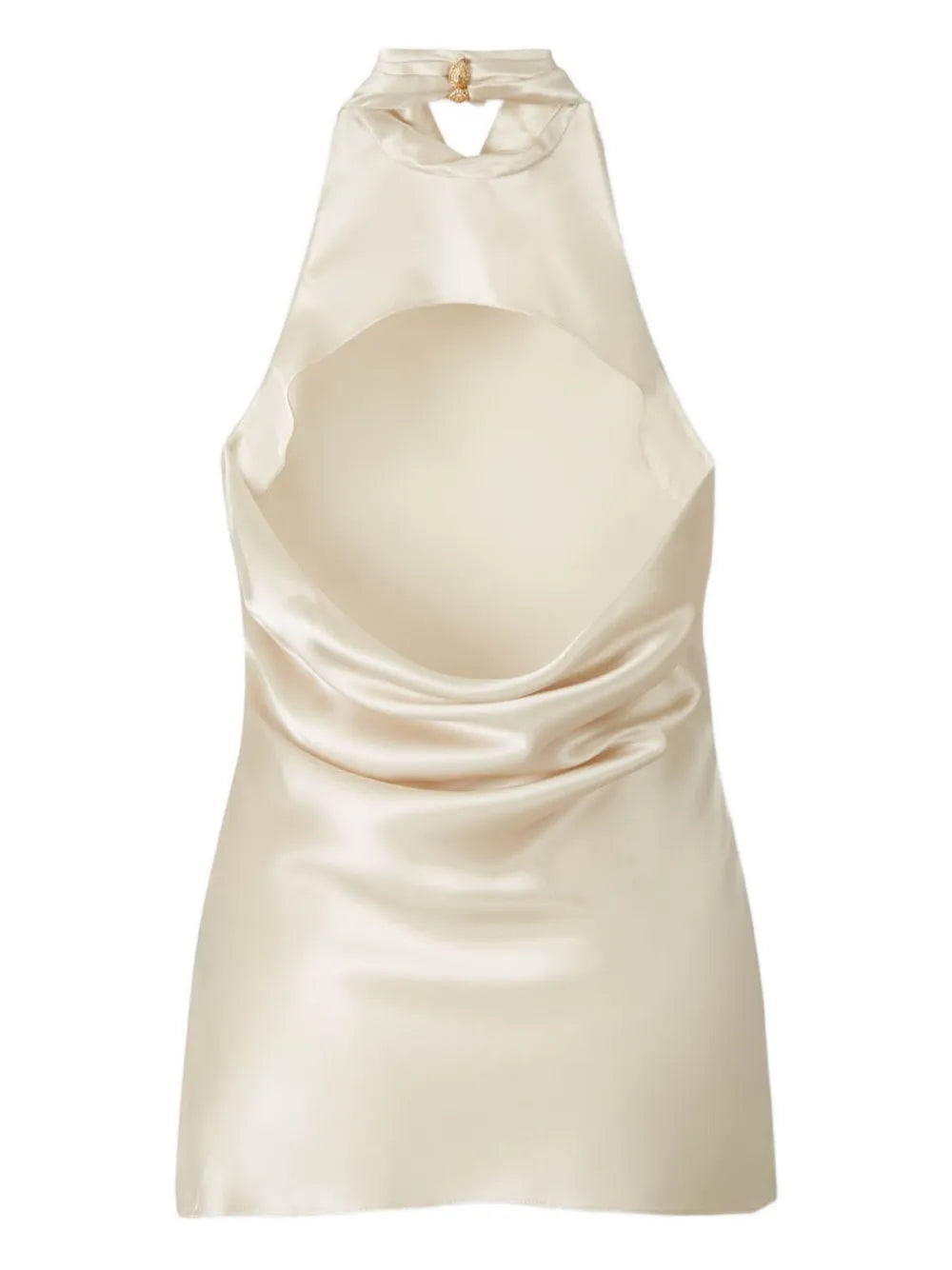 Balmain  cowl-neck open-back top