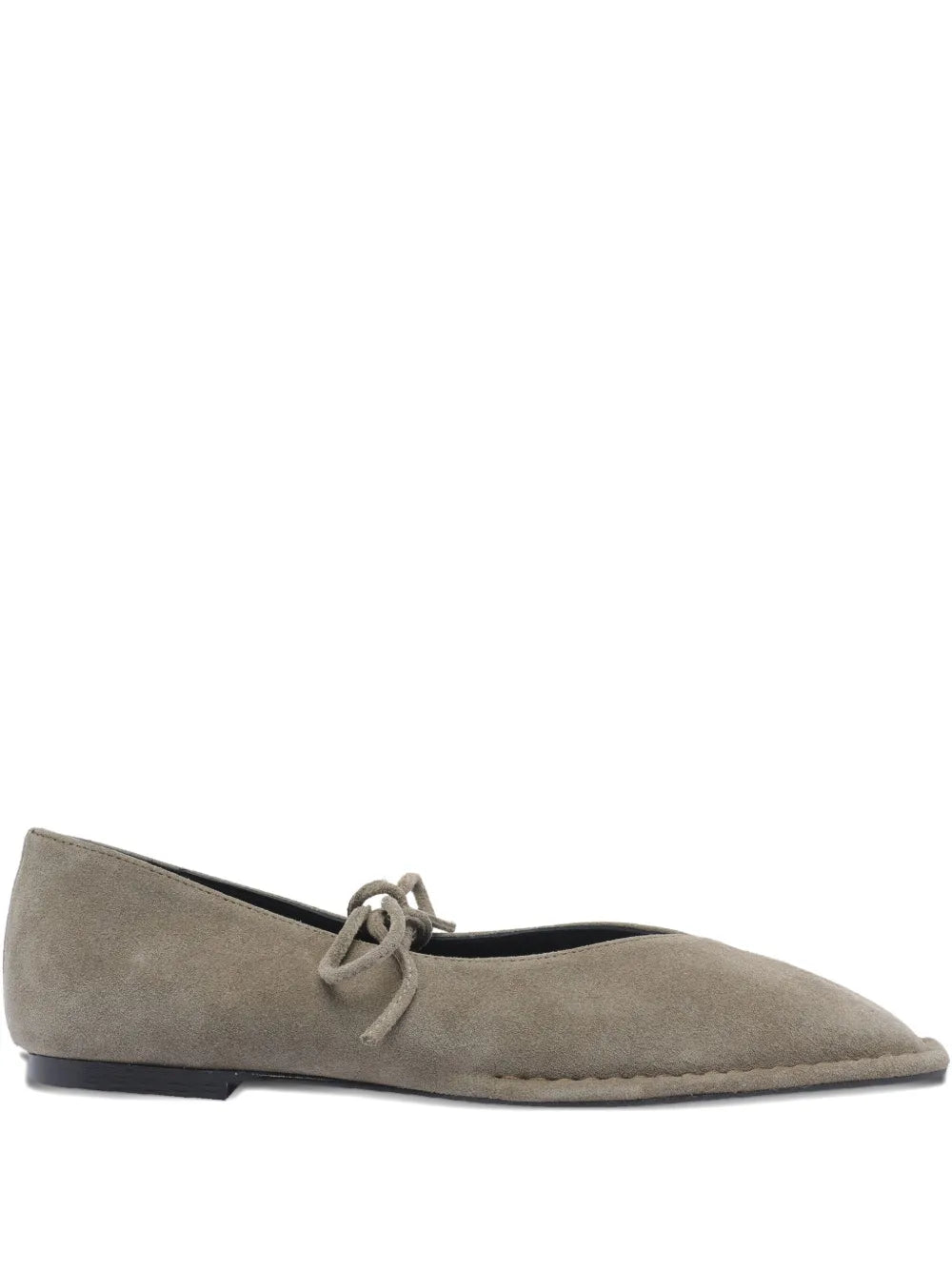 ALOHAS  lace-up suede flats
