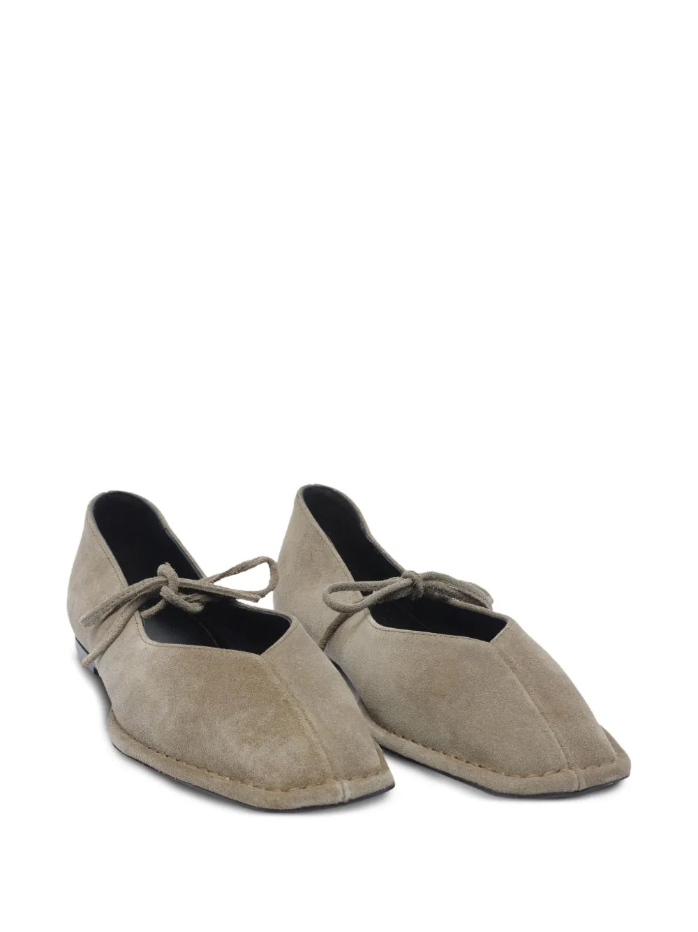 ALOHAS  lace-up suede flats