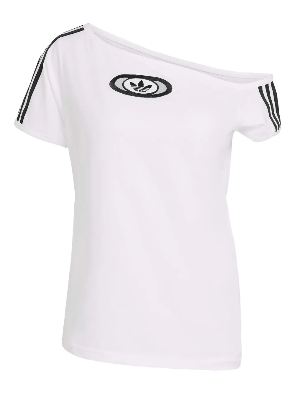 adidas  Campus 2000 3-stripe oval-detail T-shirt