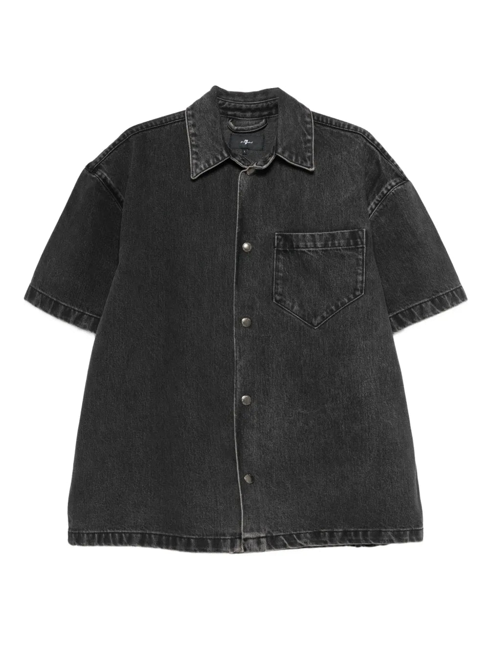 7 For All Mankind  short-sleeve denim shirt