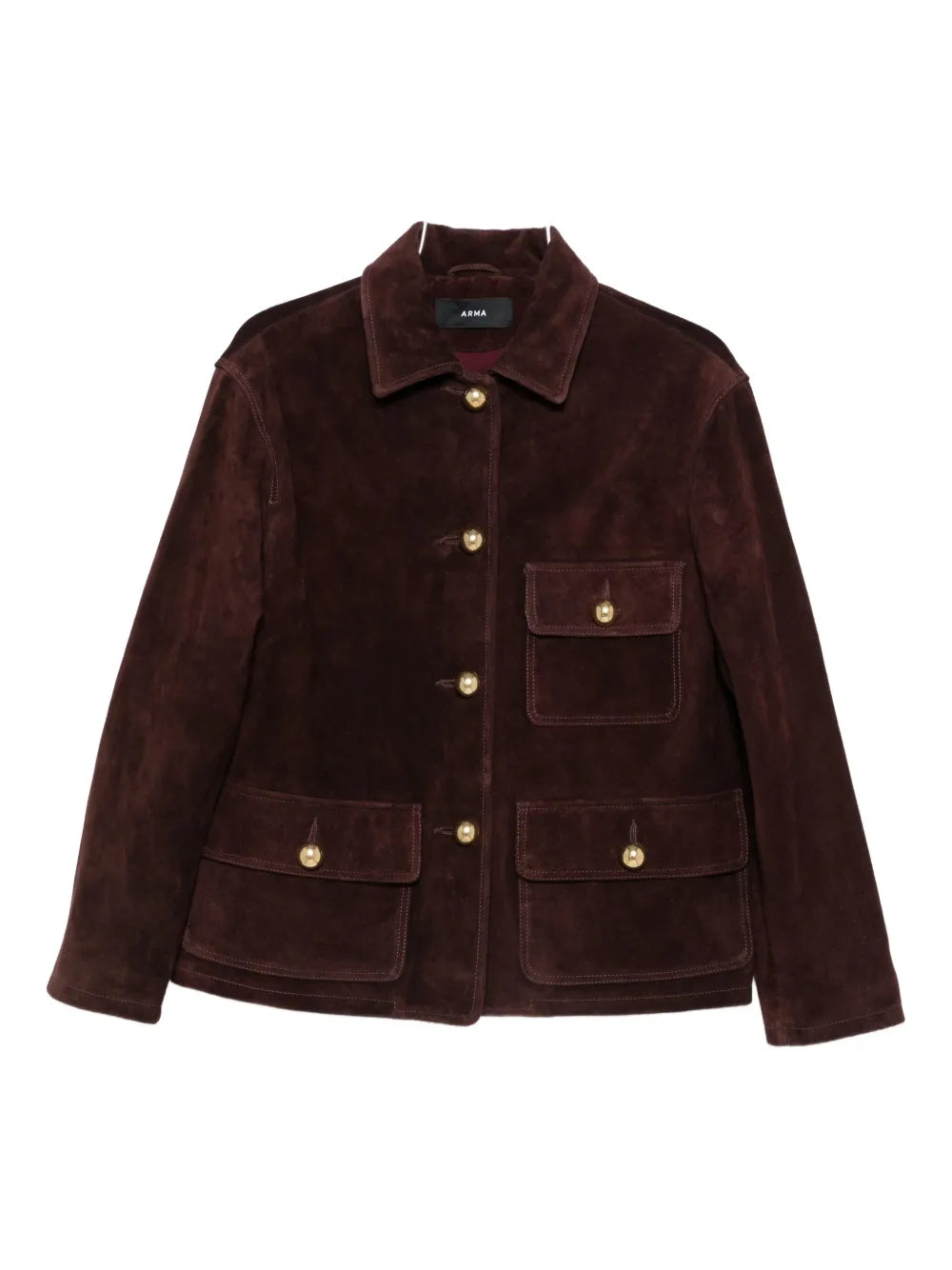 Arma  gold-button flap-pocket jacket