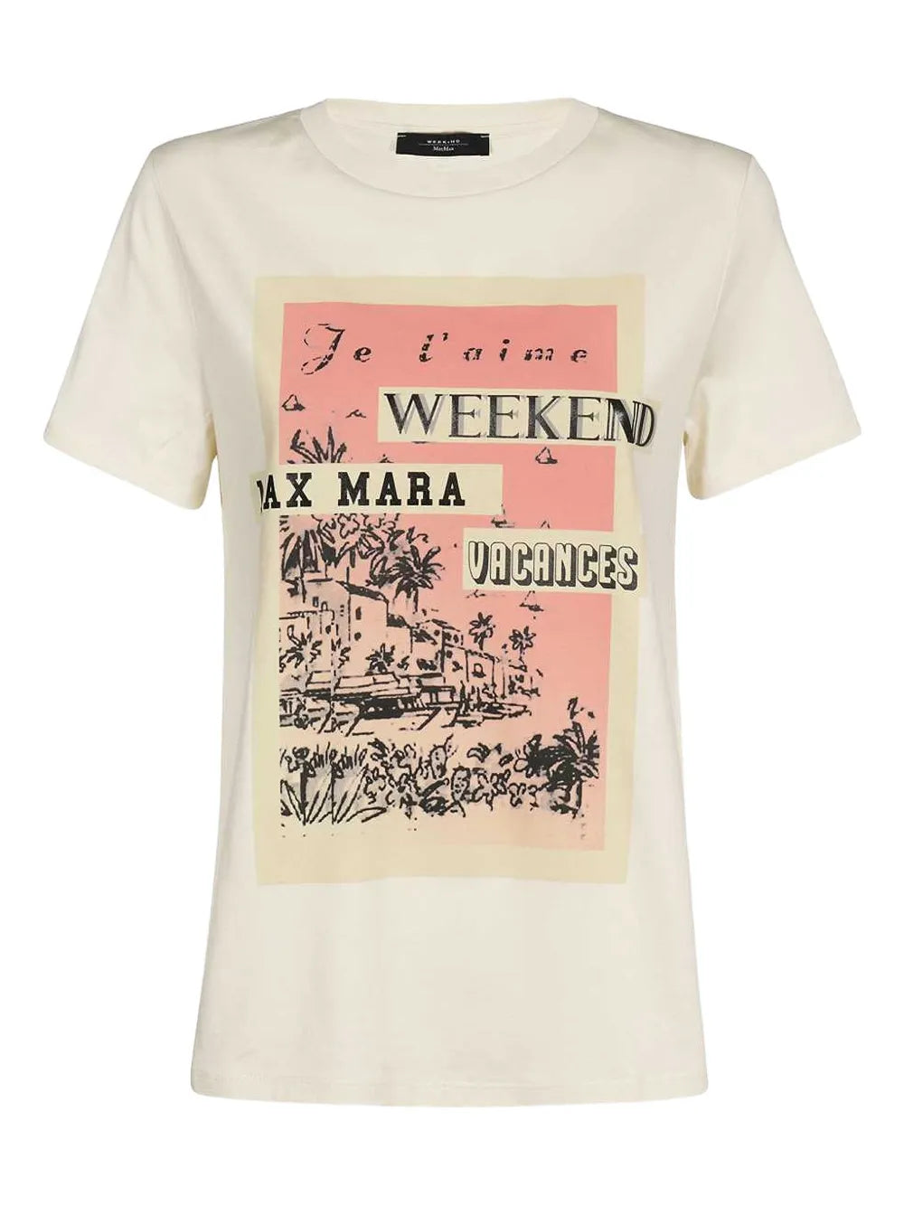 Weekend Max Mara  graphic-print cotton T-shirt