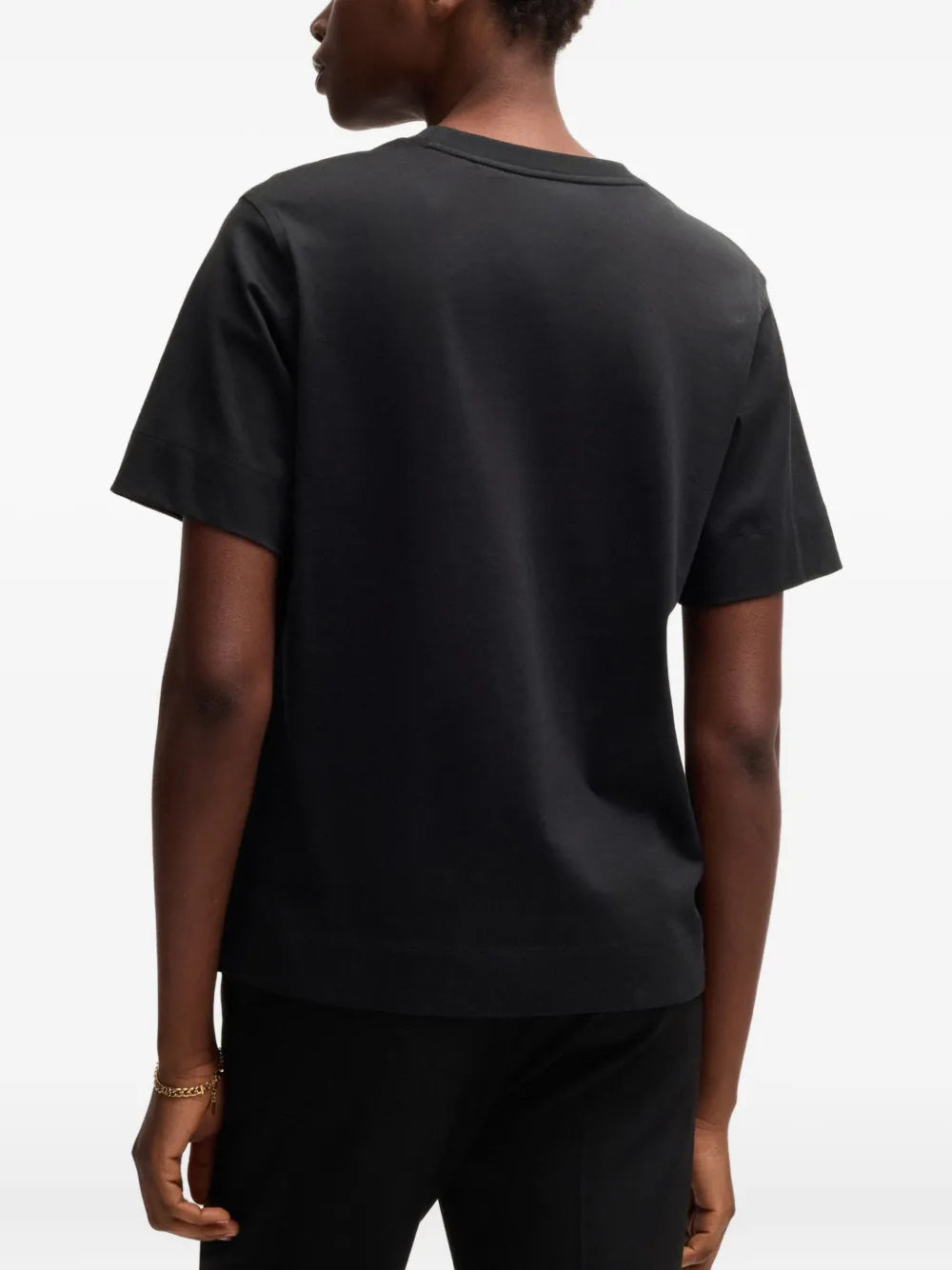 BOSS  logo-embroidered short-sleeve T-shirt