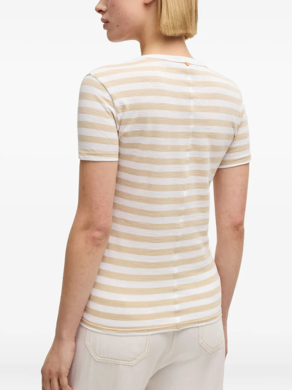 BOSS striped short-sleeve T-shirt