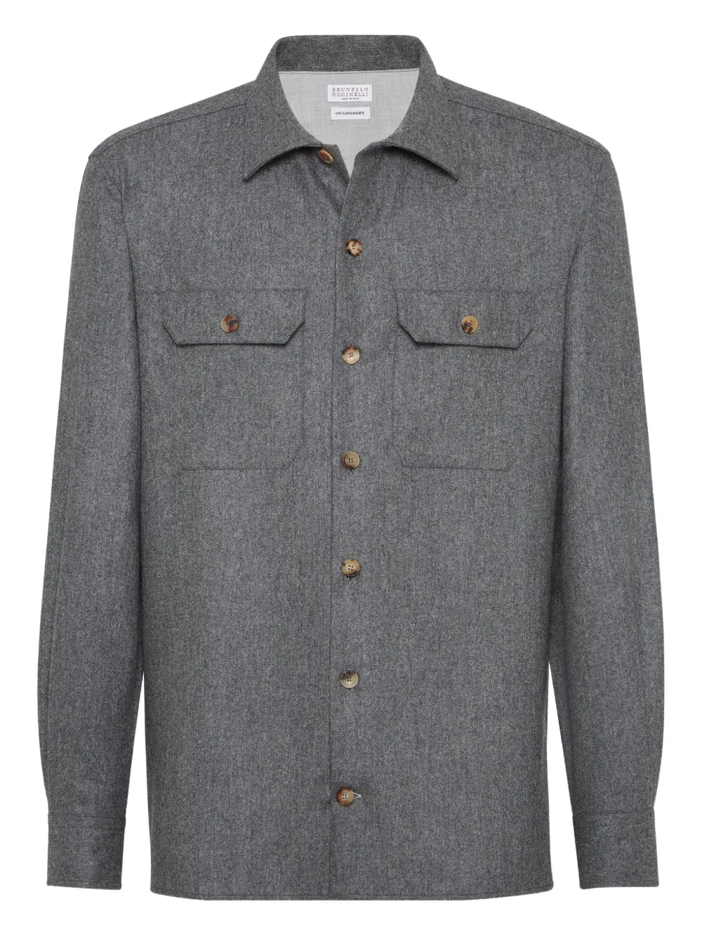 Brunello Cucinelli  flannel double-pocket shirt