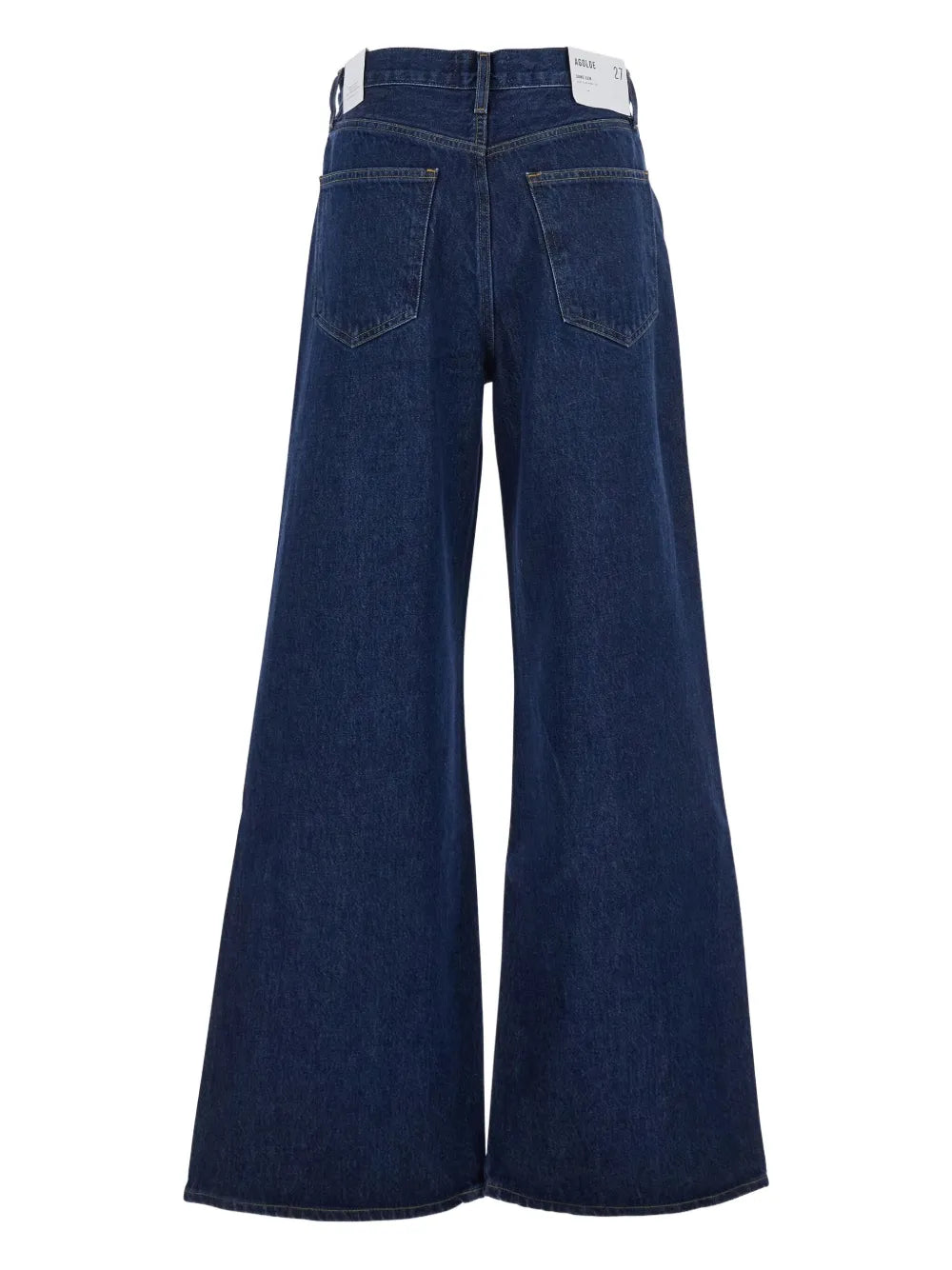 AGOLDE  wide-leg cotton-blend jeans