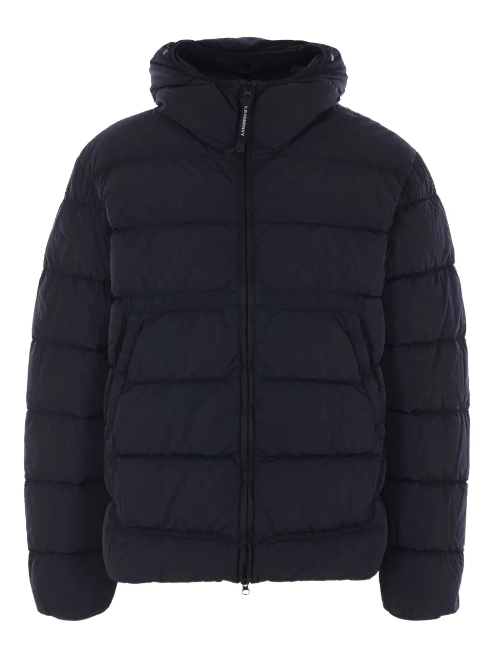 C.P. Company  goggle-lens quilted jacket