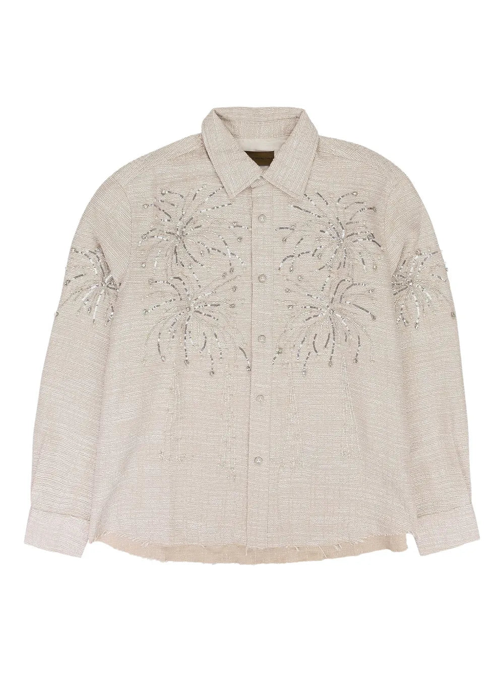 BIRTH OF ROYAL CHILD  beaded fireworks shirt