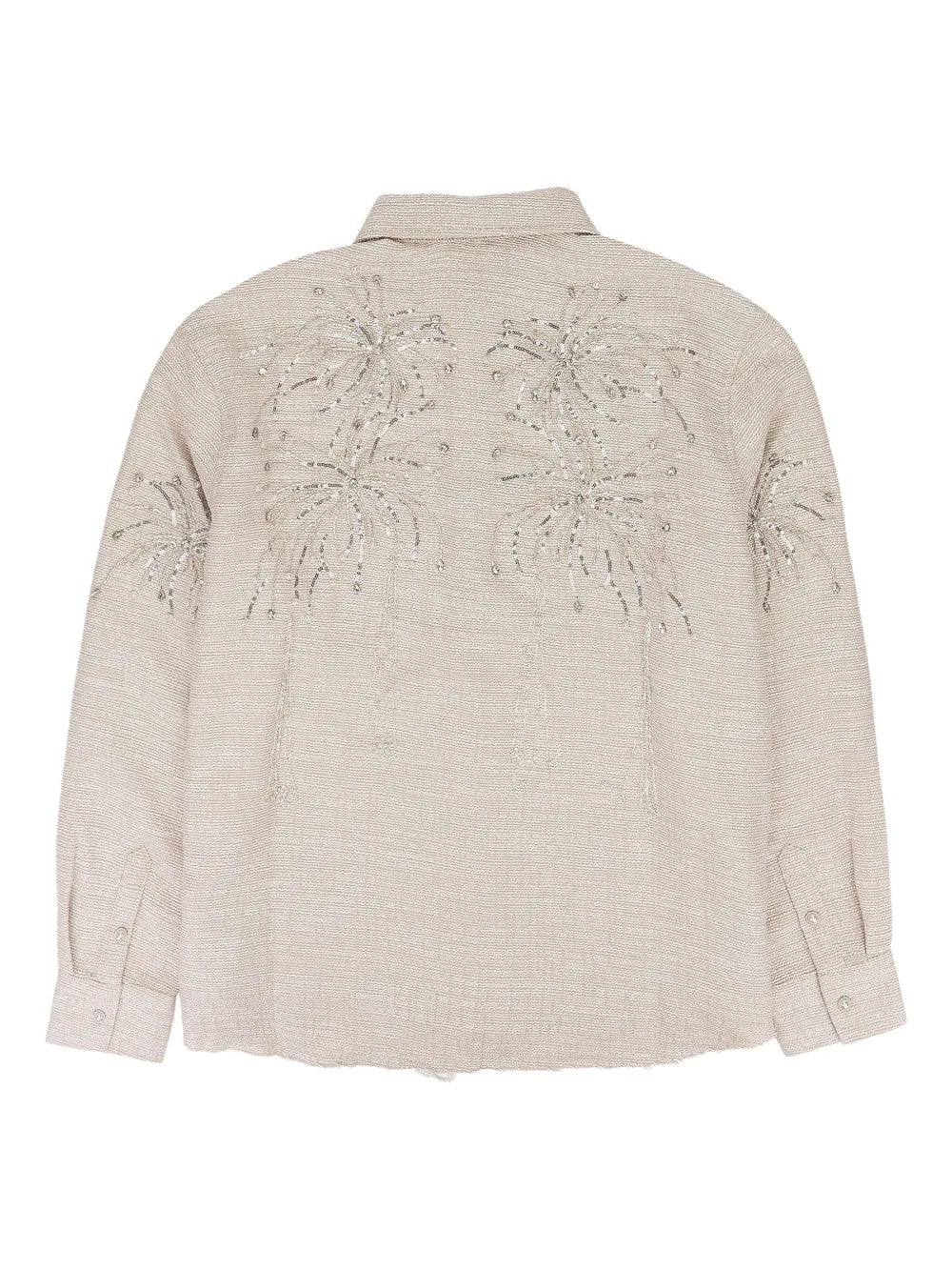 BIRTH OF ROYAL CHILD  beaded fireworks shirt