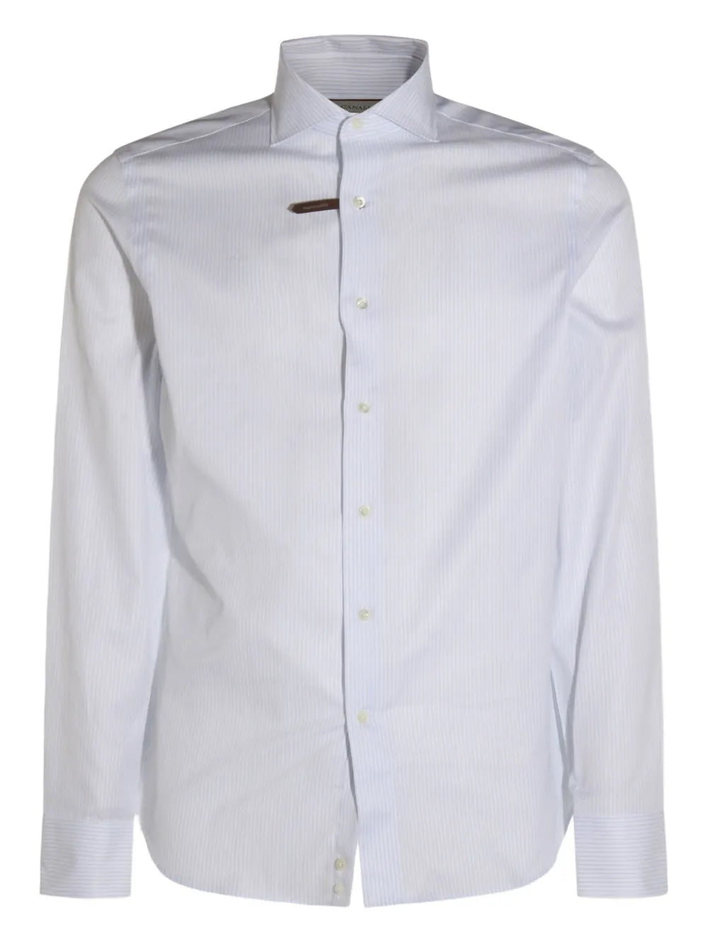 Canali  striped button-fastening shirt