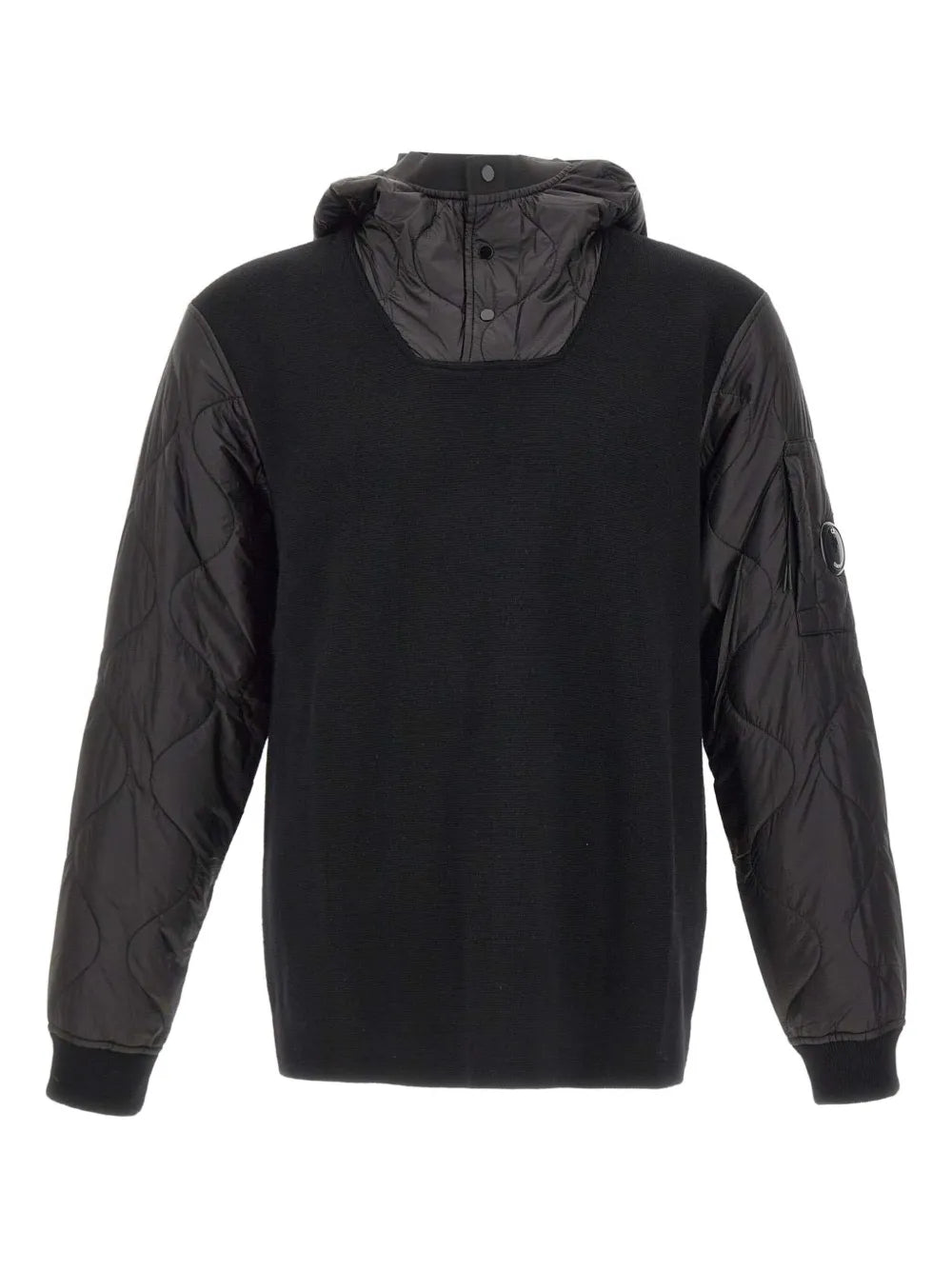 C.P. Company  wave-quilted hoodie