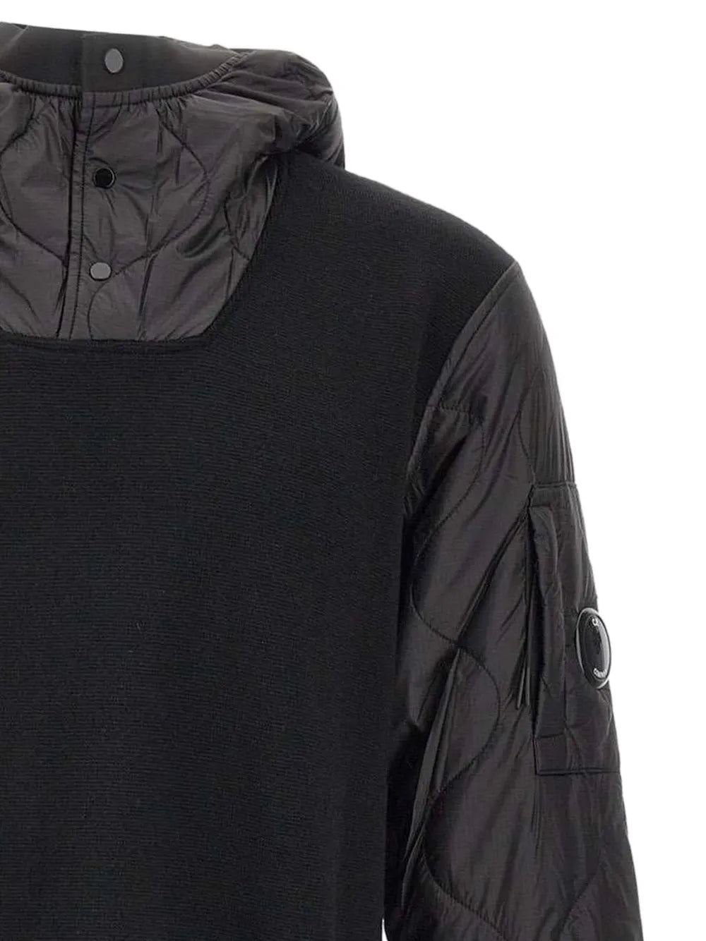C.P. Company  wave-quilted hoodie