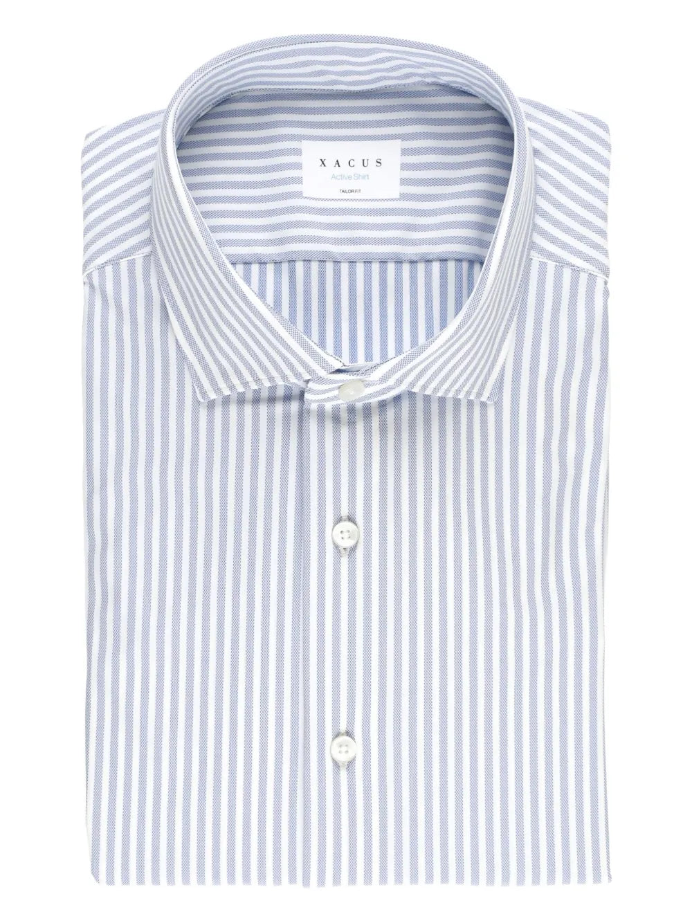 Xacus  striped button-down shirt