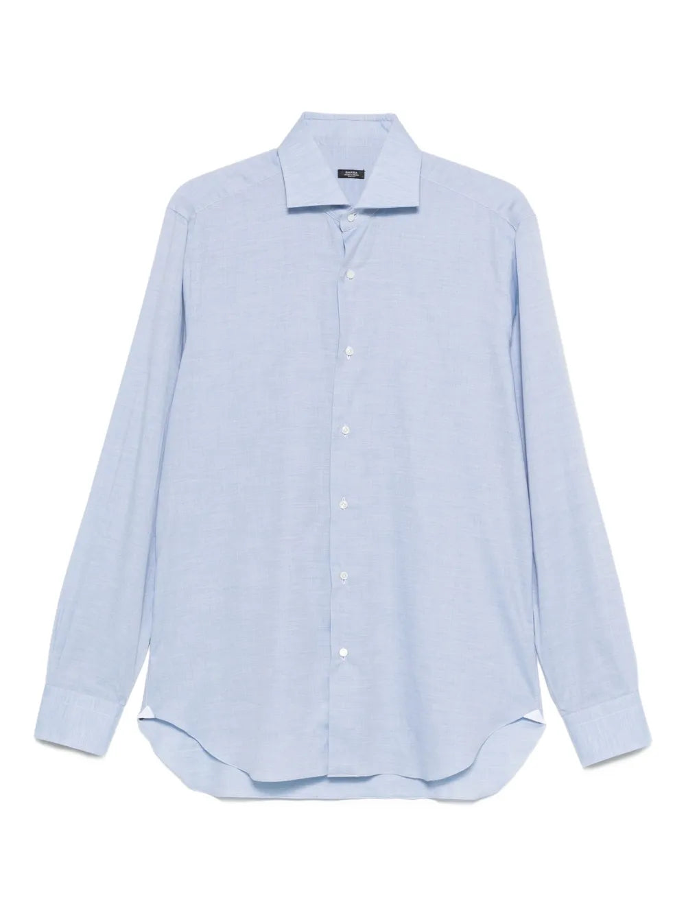 Barba  micro-check cotton shirt