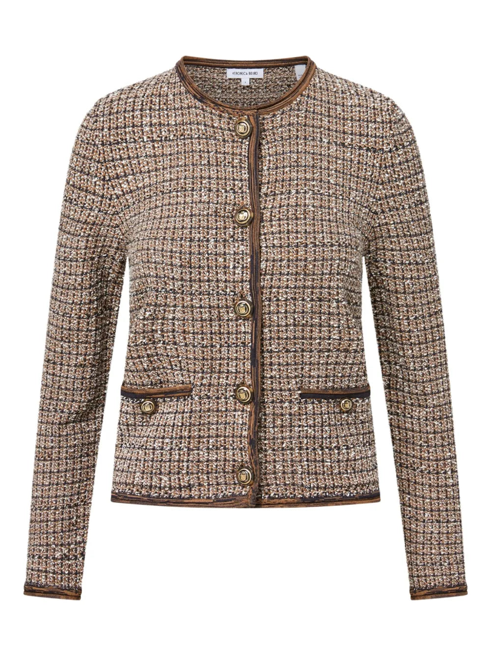 Veronica Beard  Brisa tweed button-front jacket