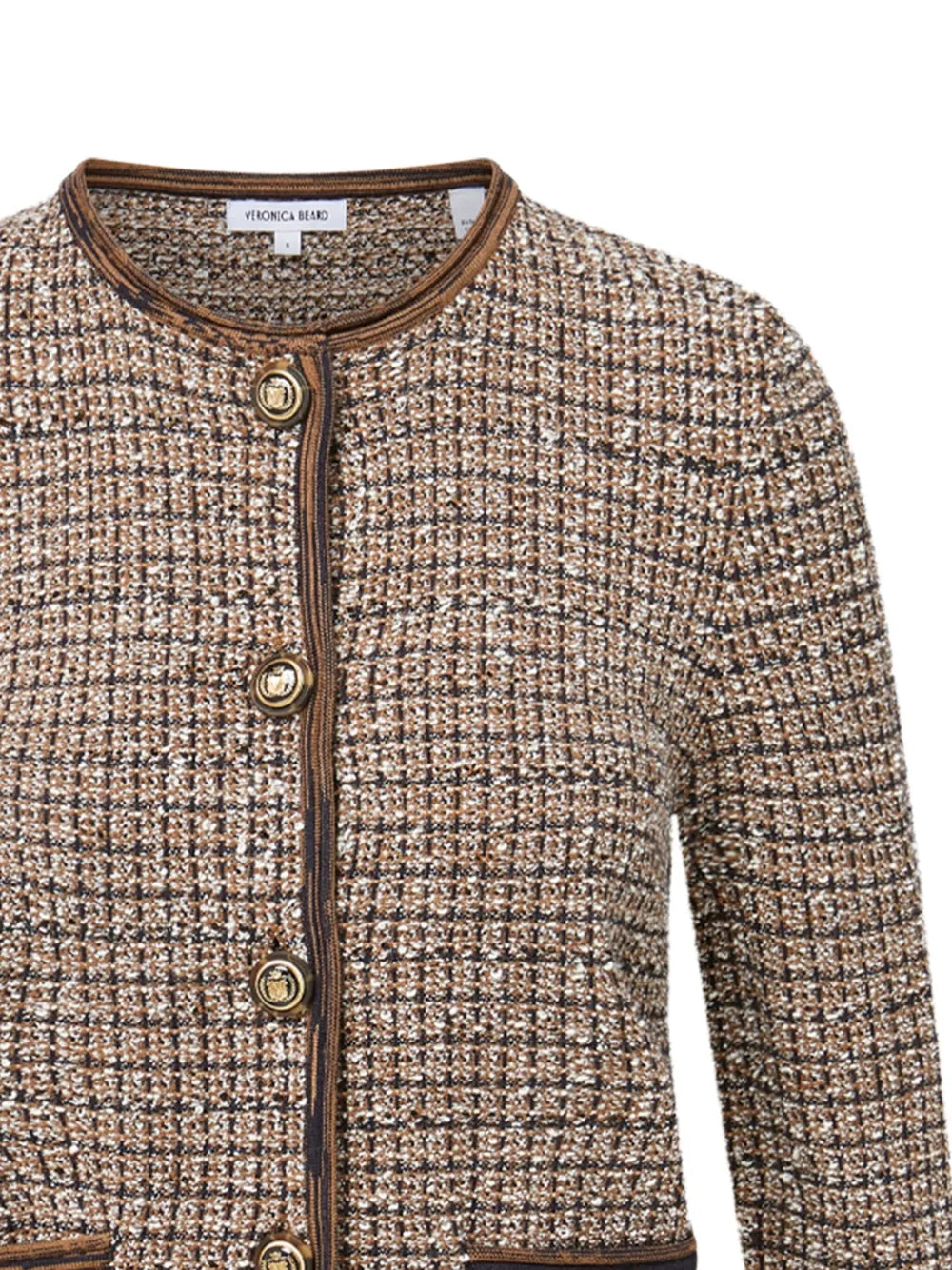 Veronica Beard  Brisa tweed button-front jacket