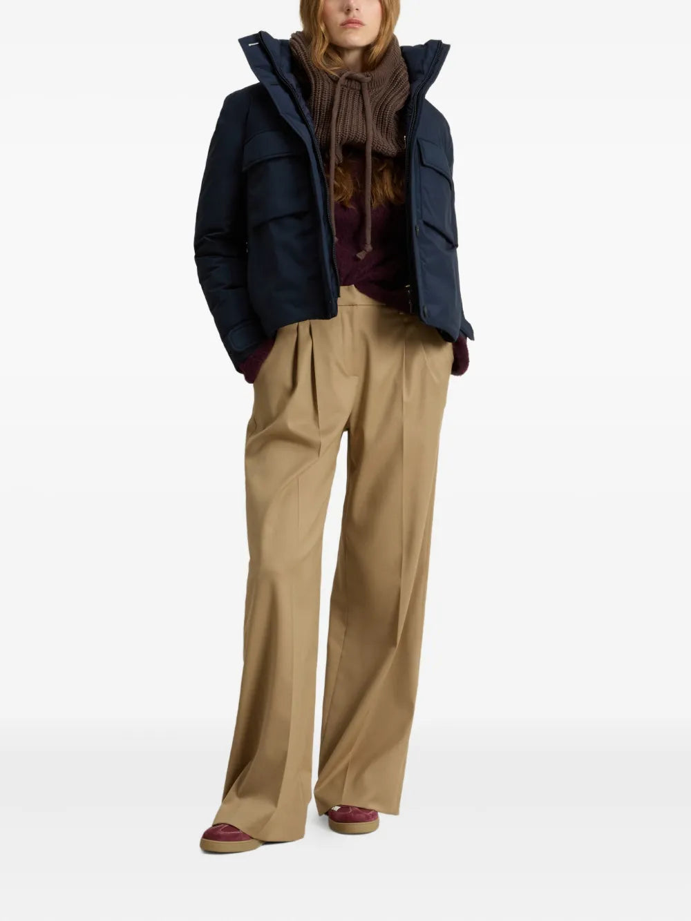 Woolrich flap-pocket padded jacket