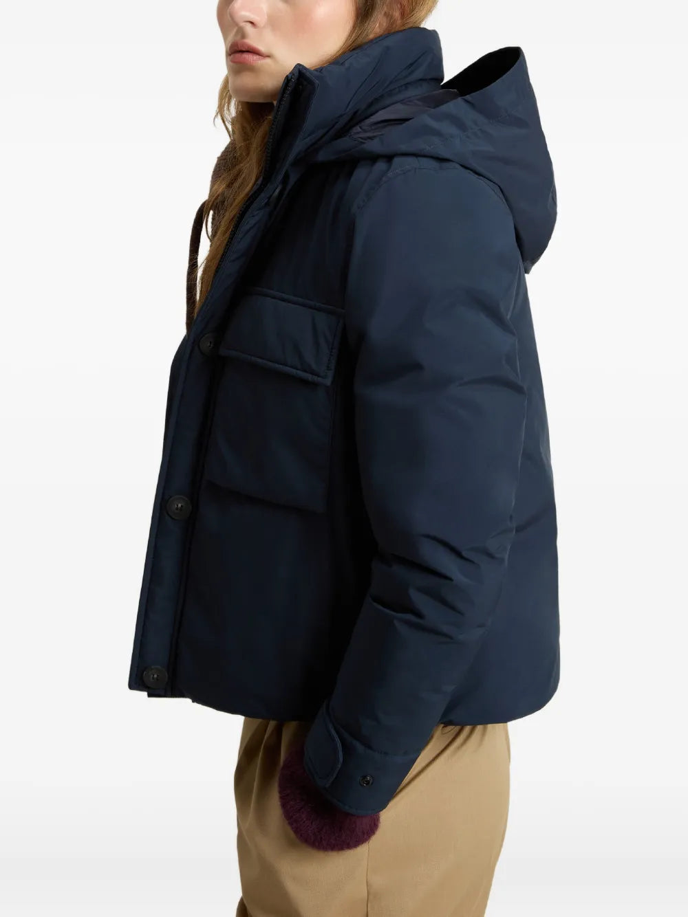 Woolrich flap-pocket padded jacket