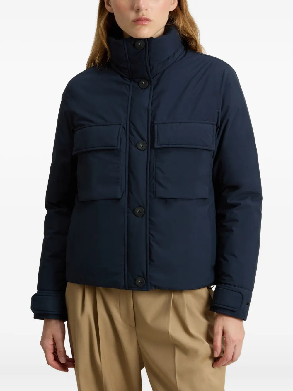 Woolrich flap-pocket padded jacket