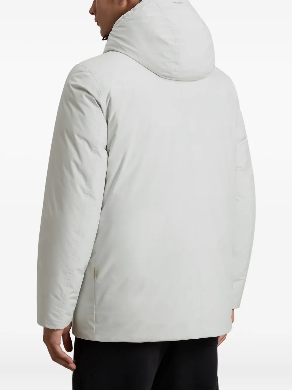 Woolrich hooded button-fastening padded jacket