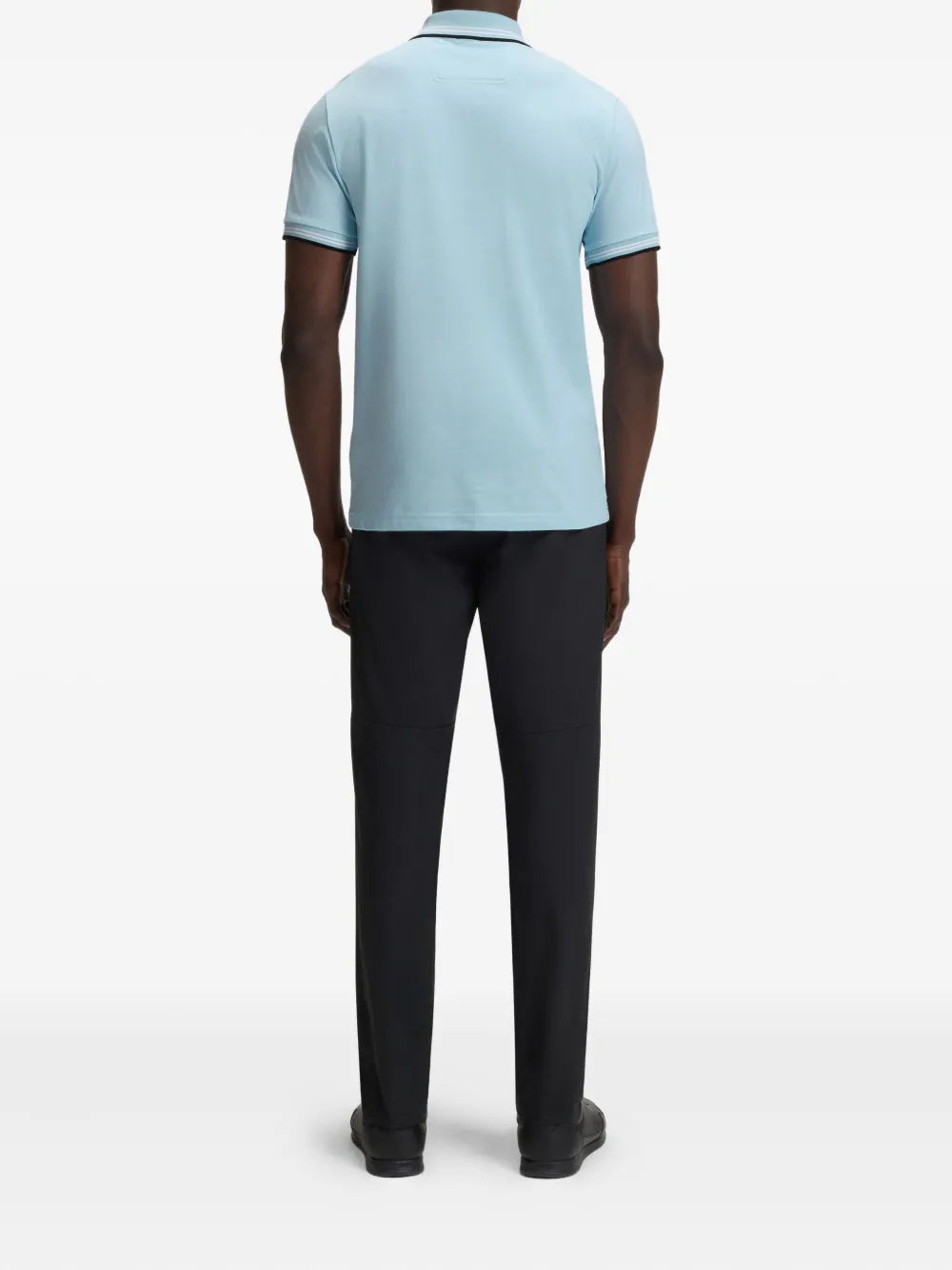 BOSS  tipped-collar polo shirt