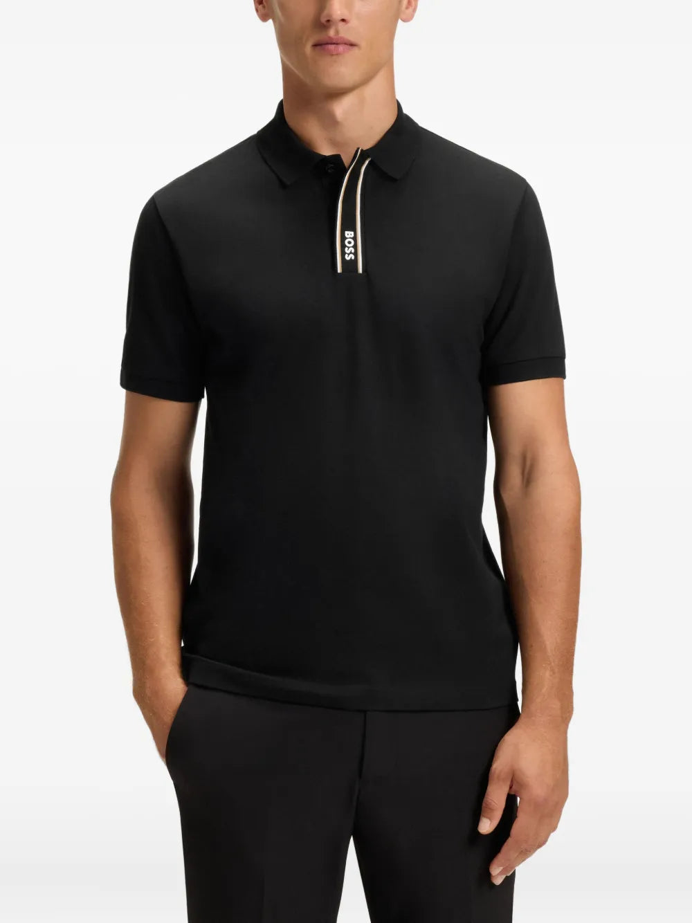 BOSS cotton polo shirt