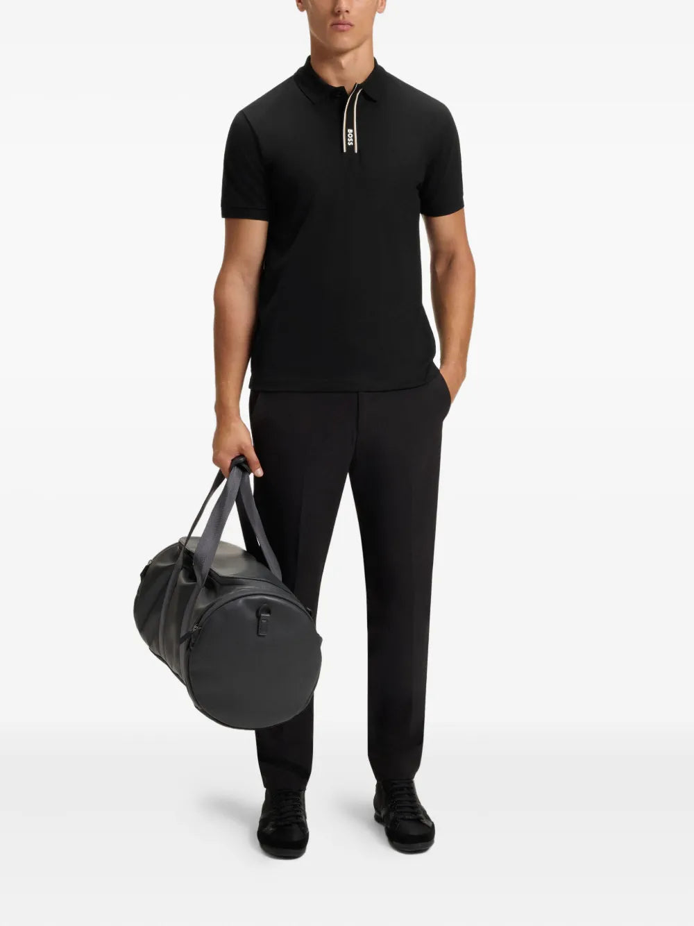 BOSS cotton polo shirt