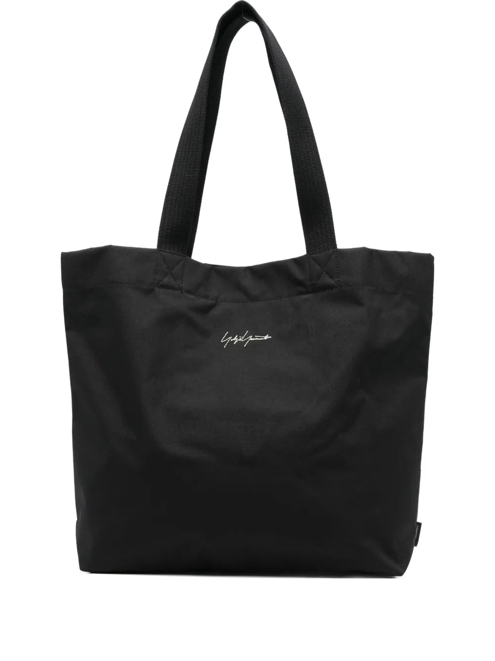 Y-3 logo-embroidered tote bag