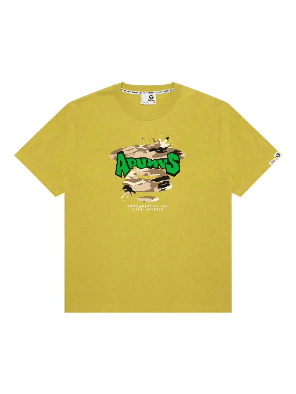 AAPE BY *A BATHING APE®  Aape Head camo-print T-shirt