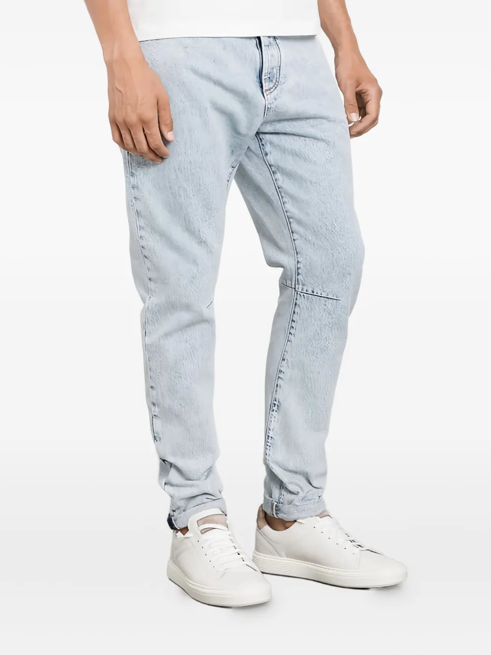 Brunello Cucinelli  acid-wash slim-fit jeans