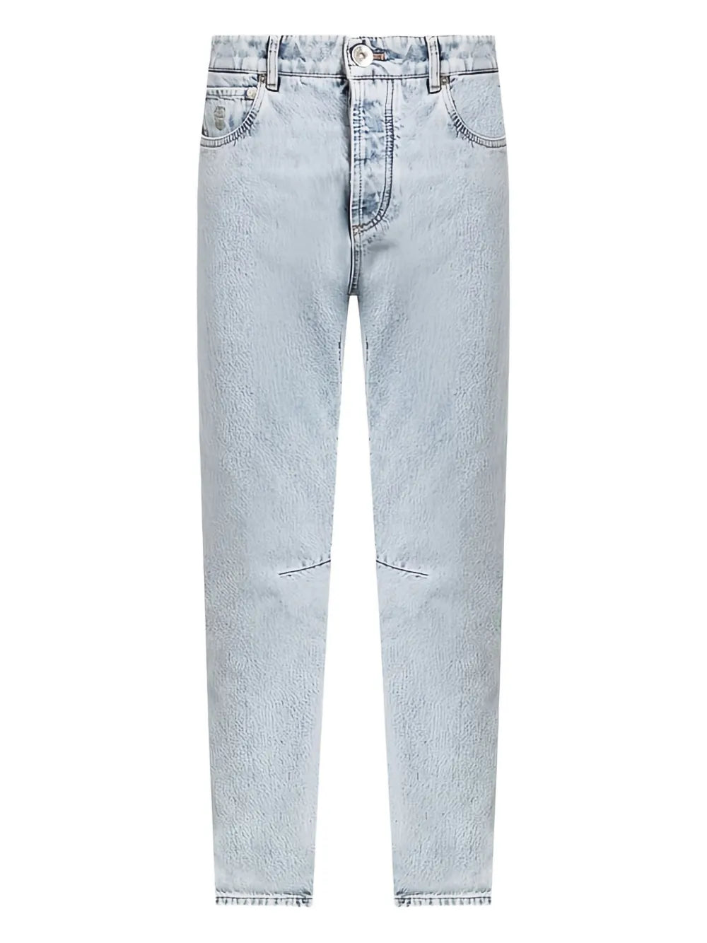 Brunello Cucinelli  acid-wash slim-fit jeans