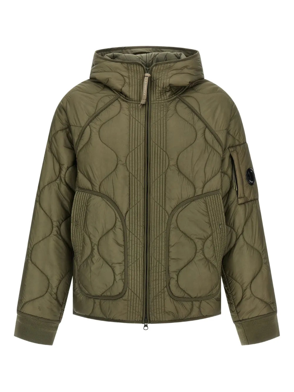 C.P. Company  padded adjustable-hood jacket
