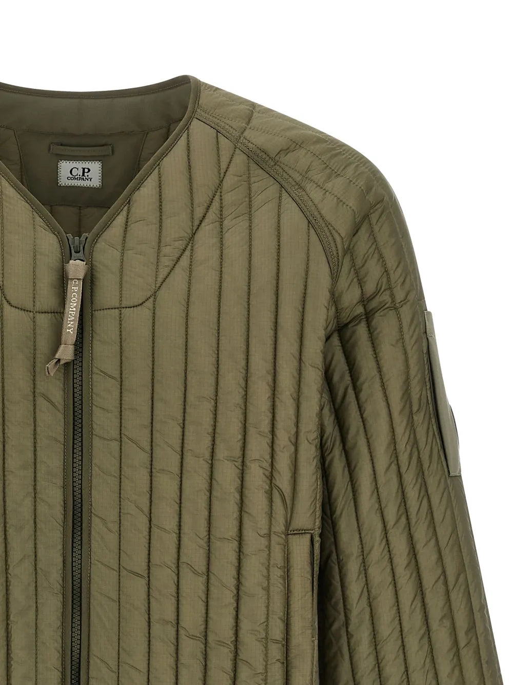 C.P. Company ribbed padded jacket