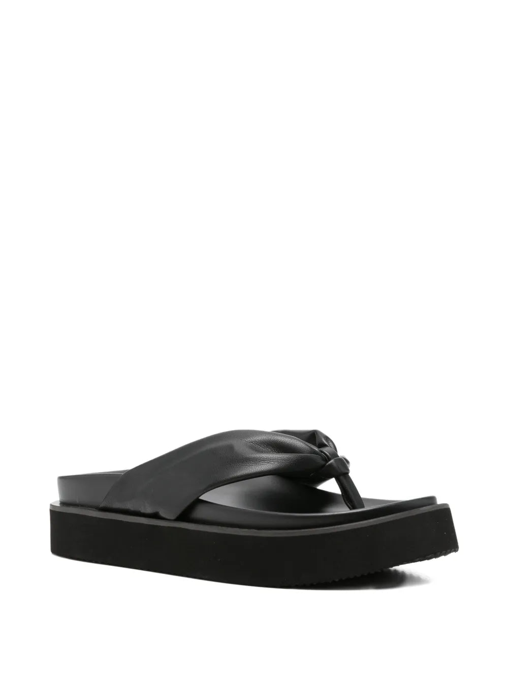 Yohji Yamamoto  knotted leather sandals