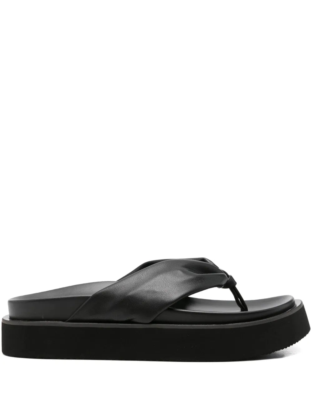 Yohji Yamamoto  knotted leather sandals