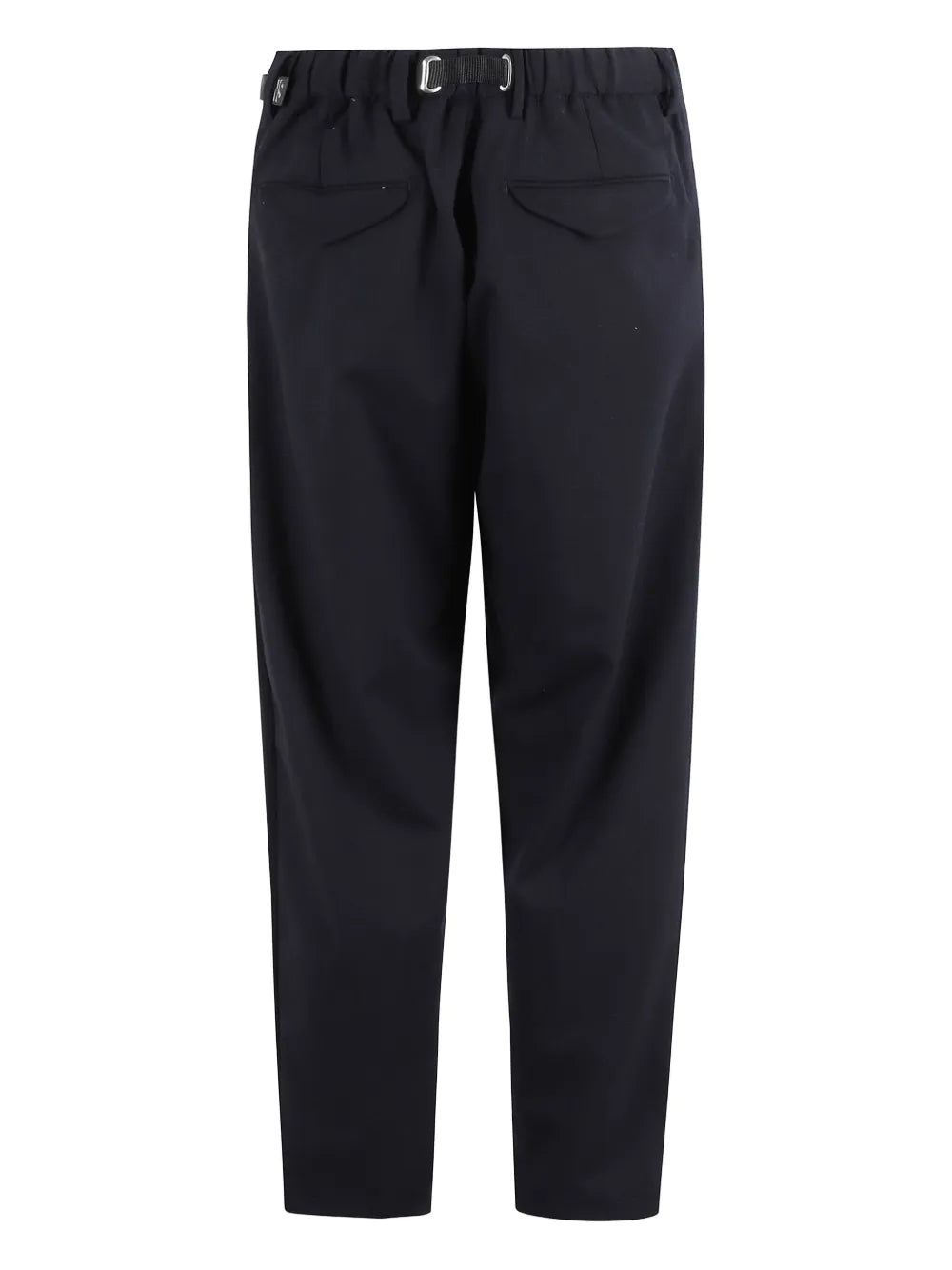 White Sand  buckle-fastening pleated-front trousers