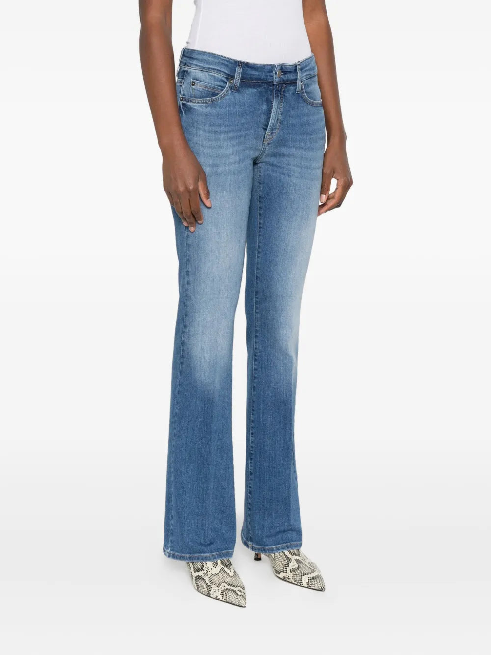 Cambio  Paris faded-wash jeans