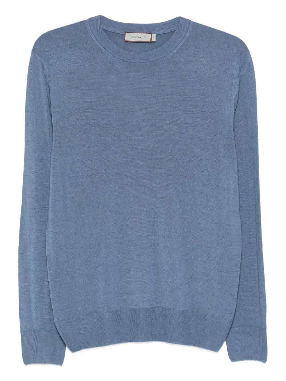 Canali  round-neck wool T-shirt